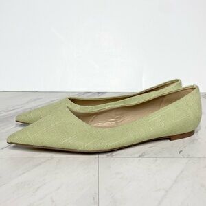 Sam Edelman Wanda Pointy Toe Green Flat 7 1/2 M